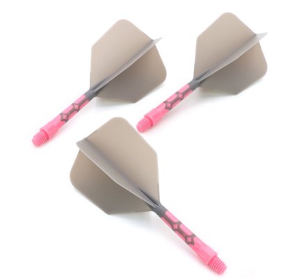 Flight/shaft Cuesoul Rost AK57 T19 Shape Grey Pink Intermédiaire