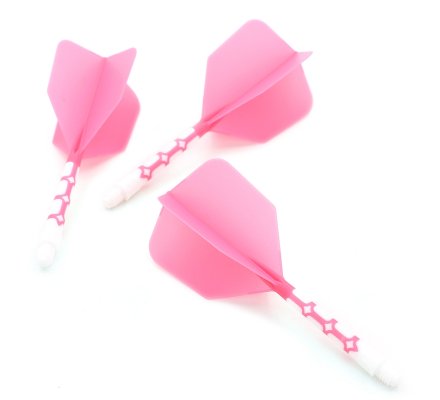 Flight/shaft Cuesoul Rost AK57 T19 Shape Pink Blanc Intermédiaire