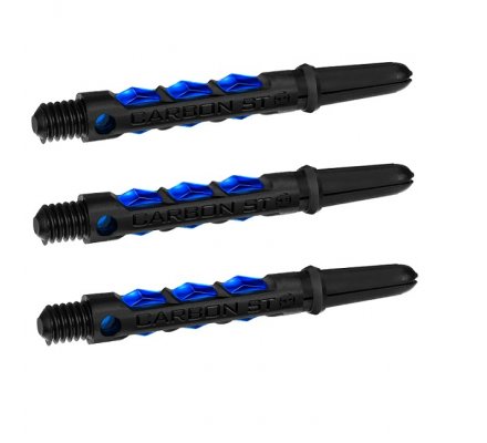 Tiges de fléchettes Harrows Carbon ST intermédiaire Black/Bleu